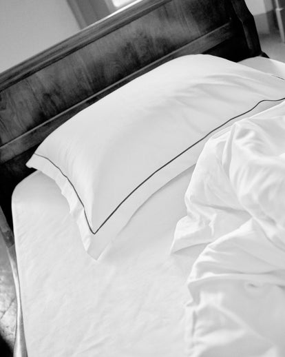 Doris Sateen Pillow Case Ivory