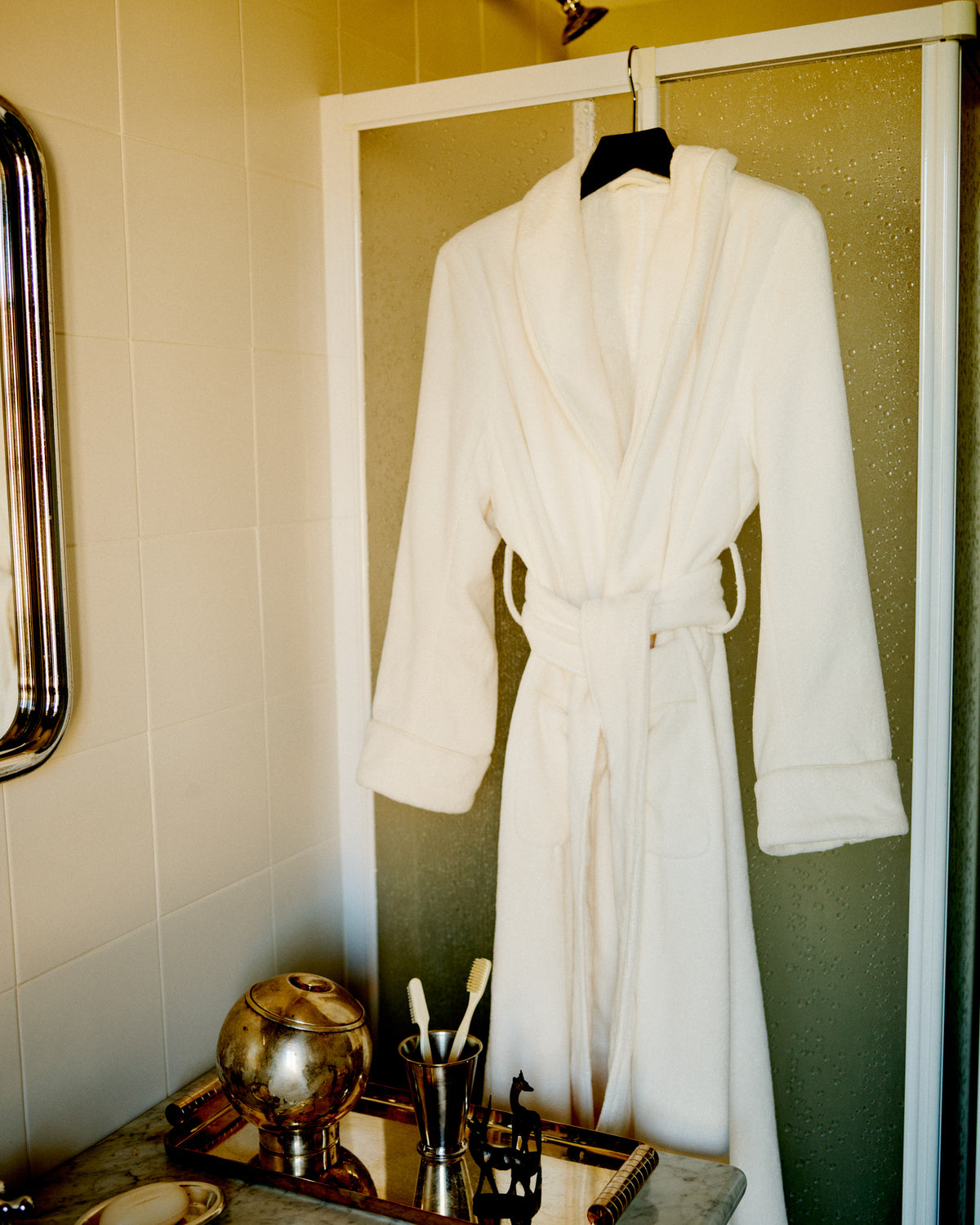 Women's Terry Robe Ivory