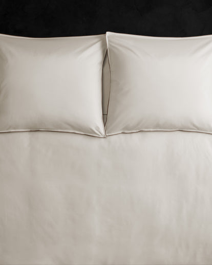 Alice Percale Pillow Case Ivory