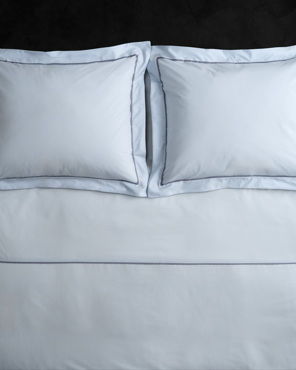 Eva Percale Duvet Cover Pale Blue