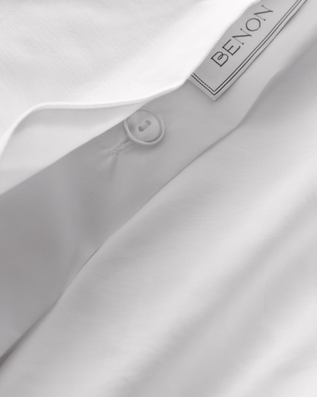 Inge Percale Duvet Cover White