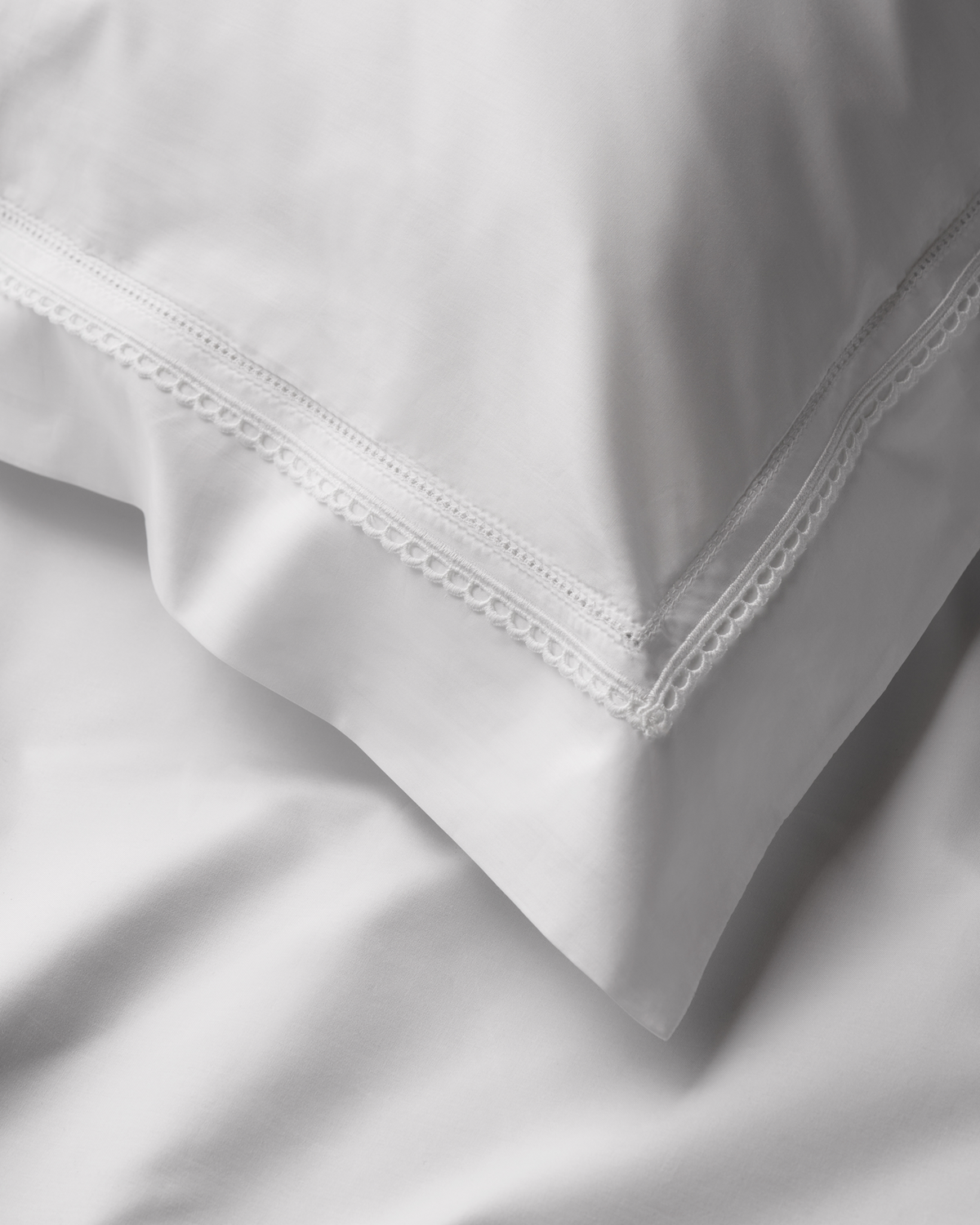 Lilian Percale Pillow Case White