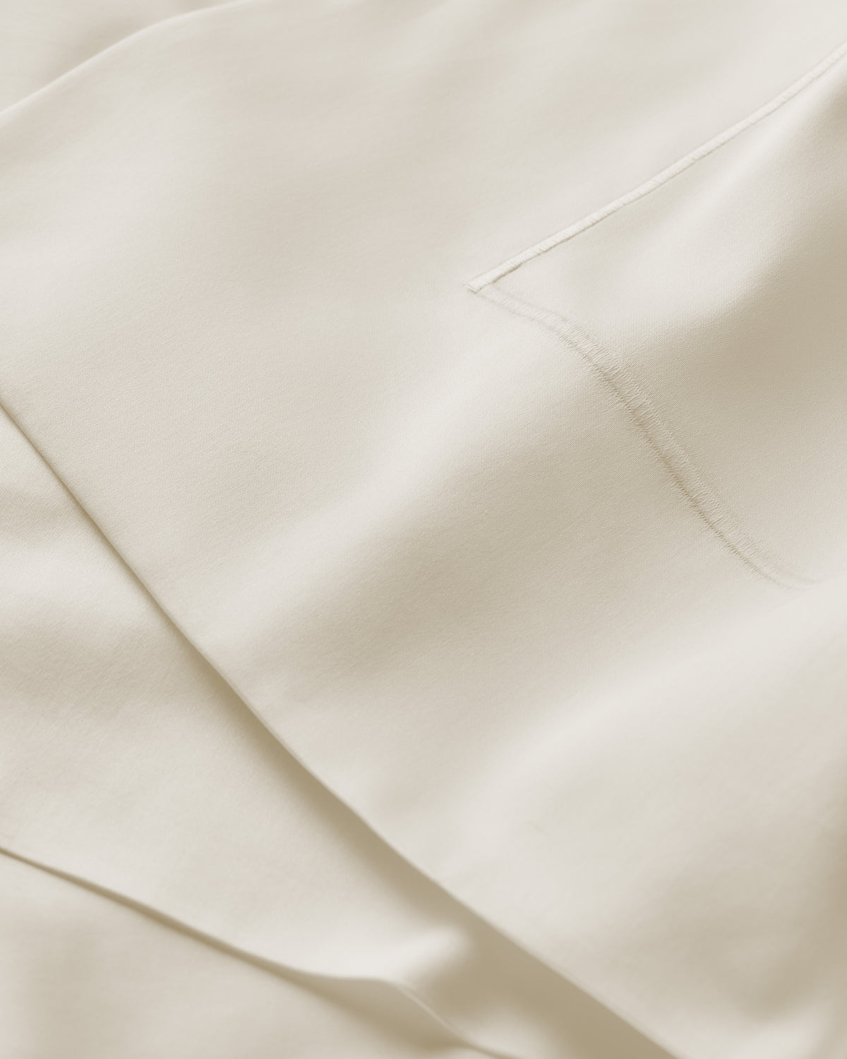 Sateen Top Sheet Ivory