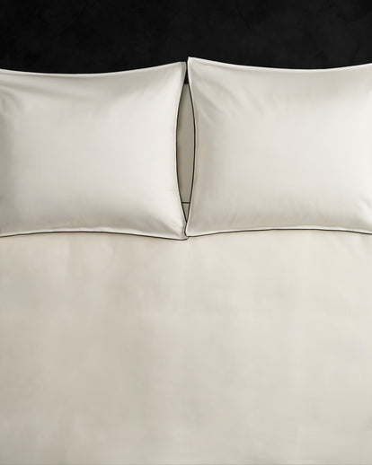 Alice Sateen Pillow Case Ivory