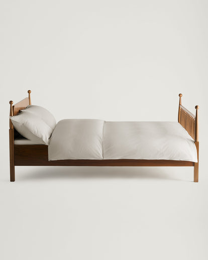 Alice Percale Duvet Cover Greige