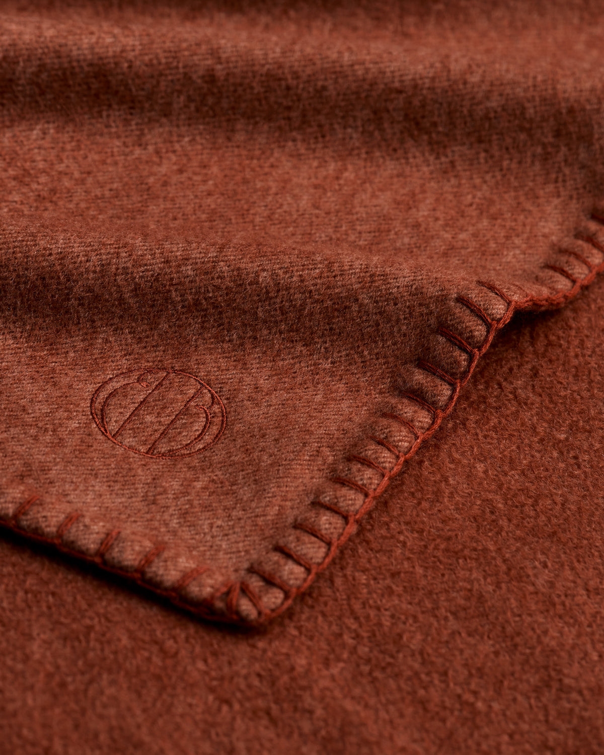 Cashmere Throw Terracotta