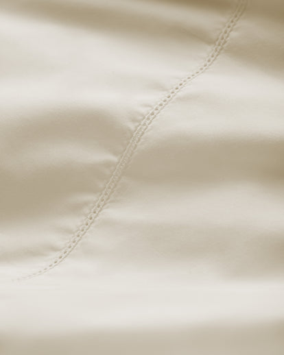 Christine Percale Duvet Cover Ivory