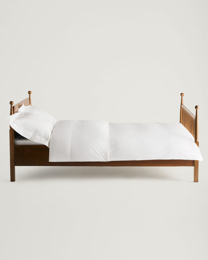 Christine Percale Duvet Cover White
