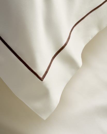 Doris Sateen Pillow Case Ivory