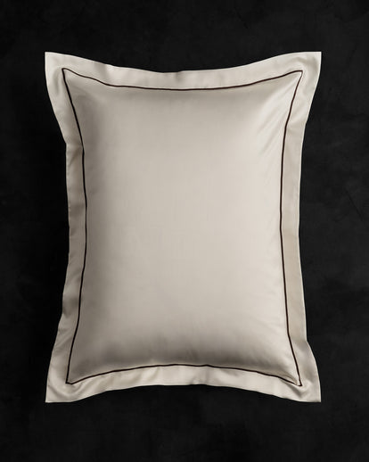Doris Sateen Pillow Case Ivory