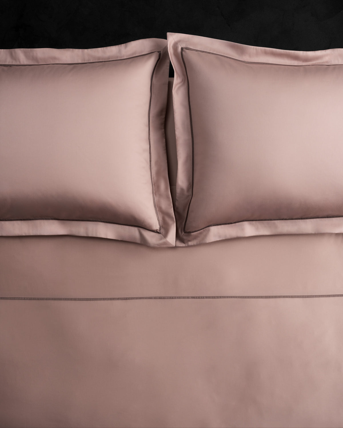 Eva Sateen Pillow Case Faded Rose