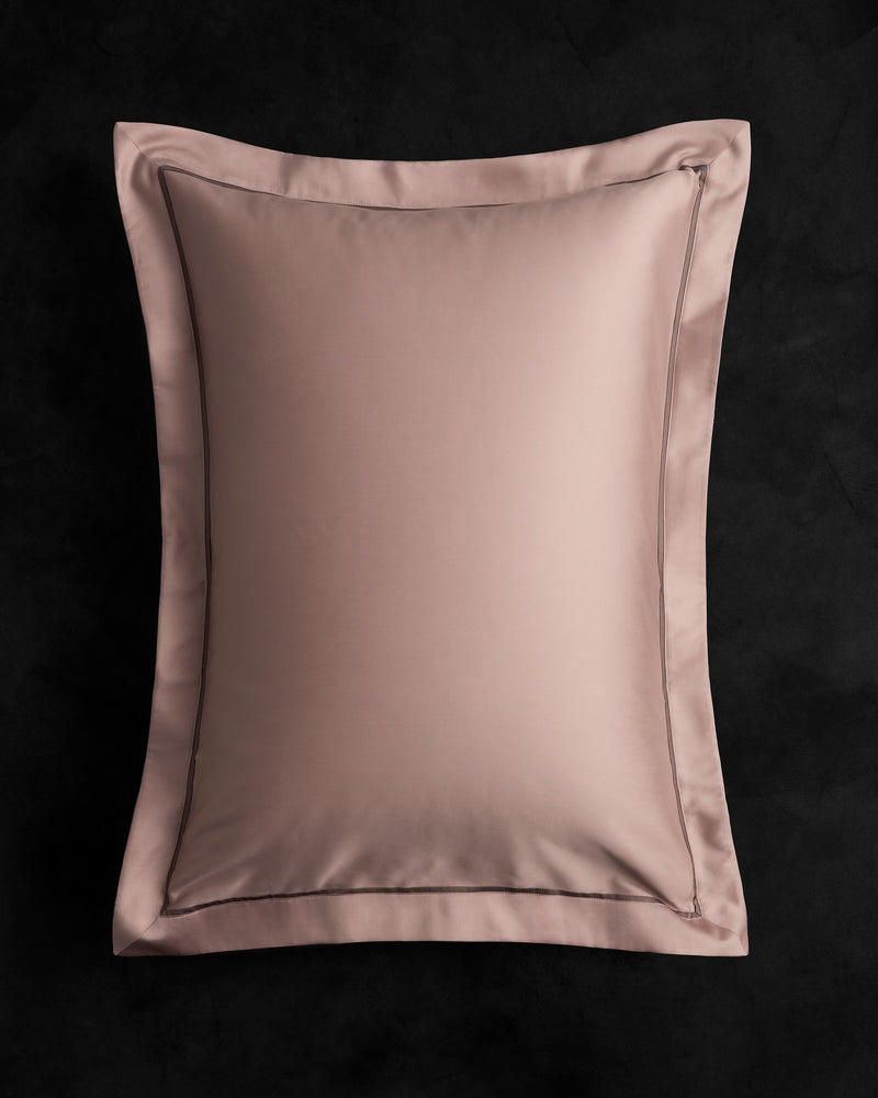 Eva Sateen Pillow Case Faded Rose