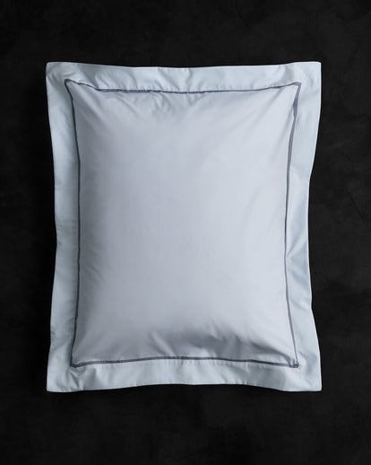 Eva Percale Pillow Case Pale Blue