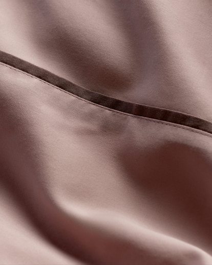 Eva Sateen Duvet Cover Faded Rose