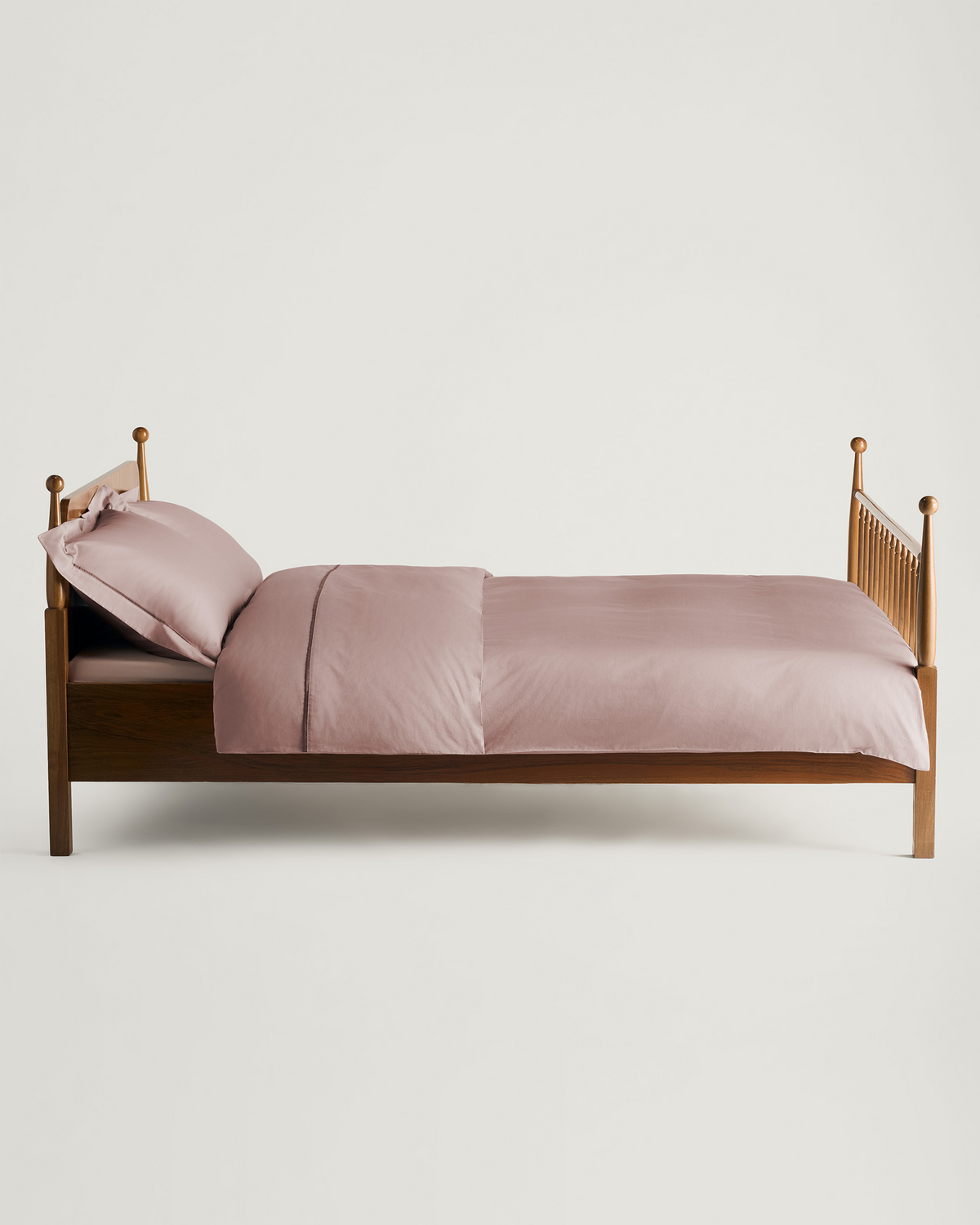 Eva Sateen Duvet Cover Faded Rose