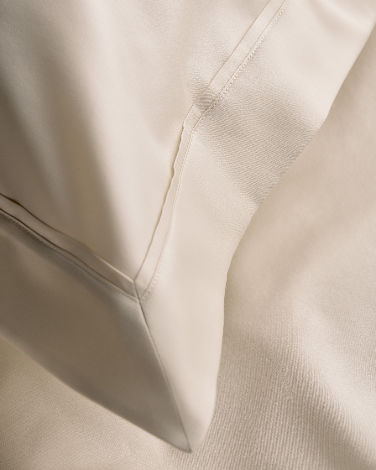 Eva Sateen Pillow Case Oyster