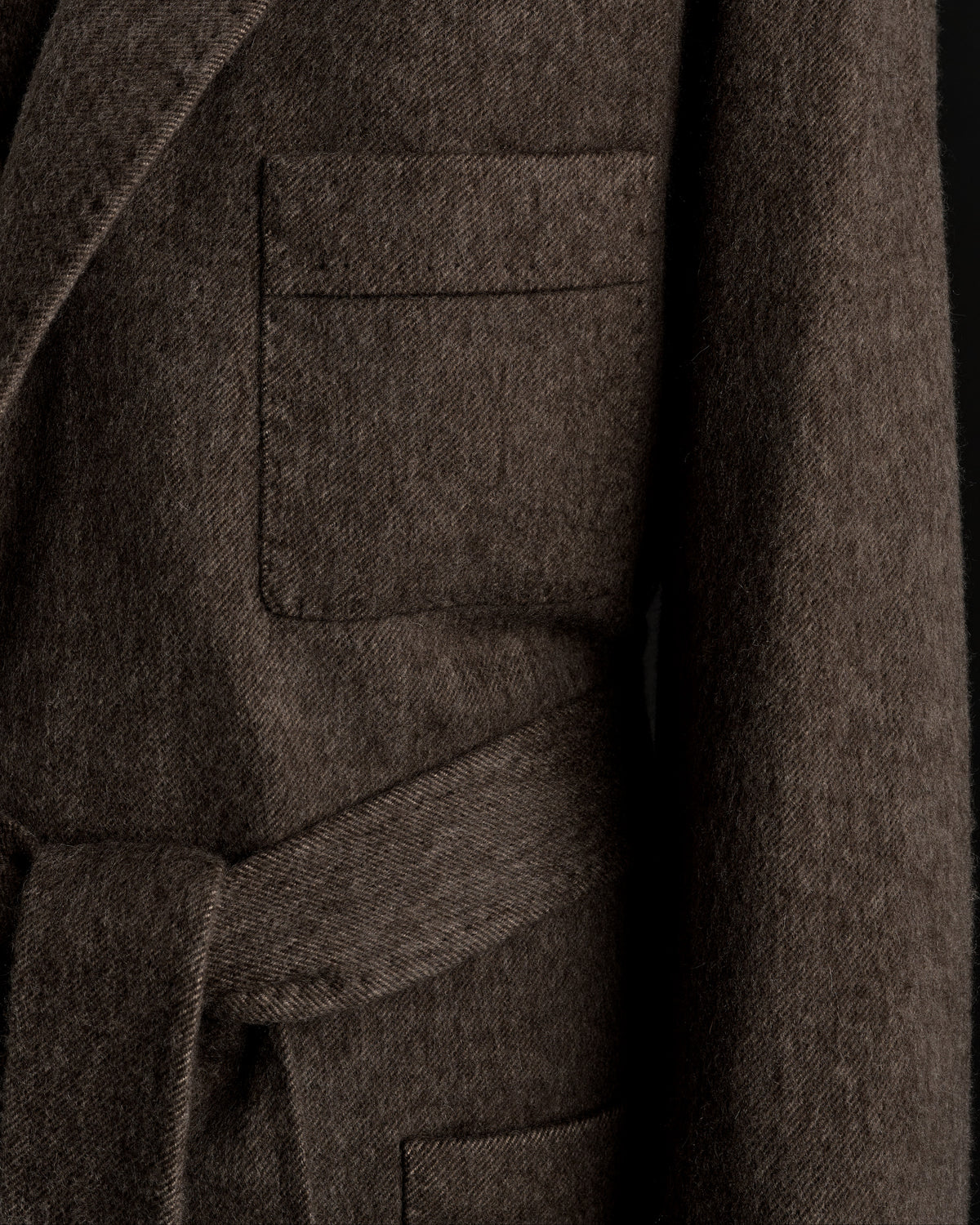 House Robe Cashmere Tobacco