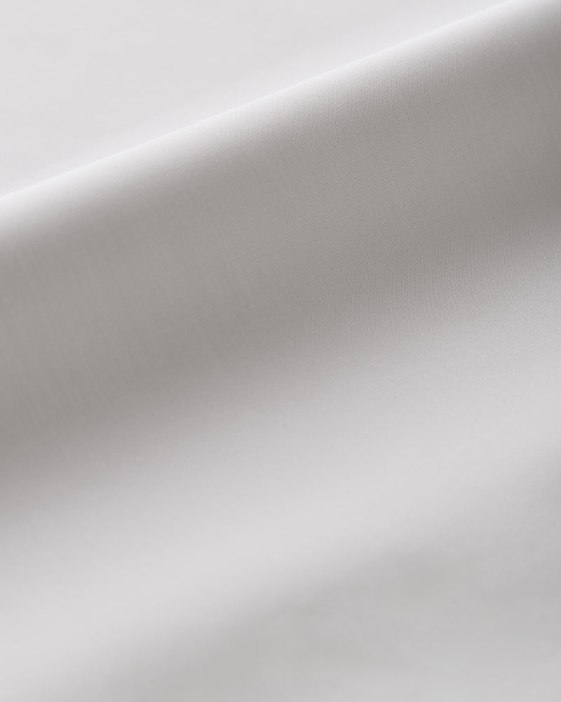 Percale Bottom Sheet 400TC White