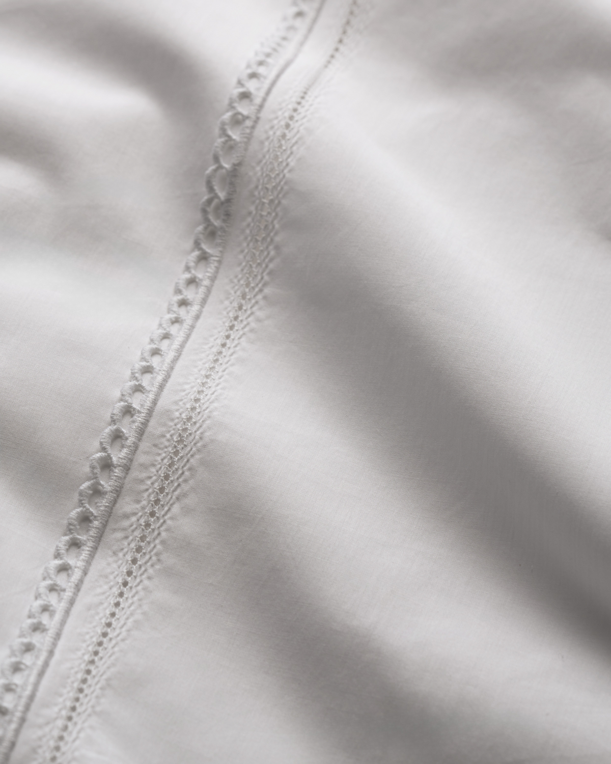 Lilian Percale Duvet Cover white