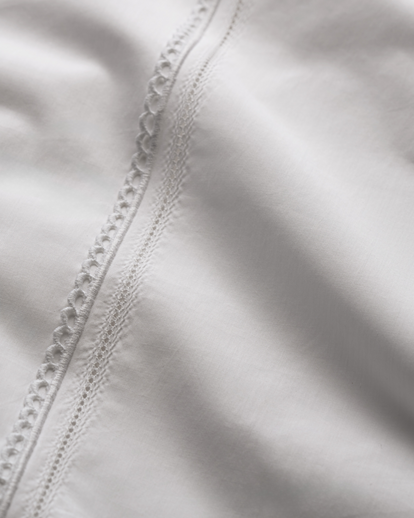 Lilian Percale Duvet Cover white