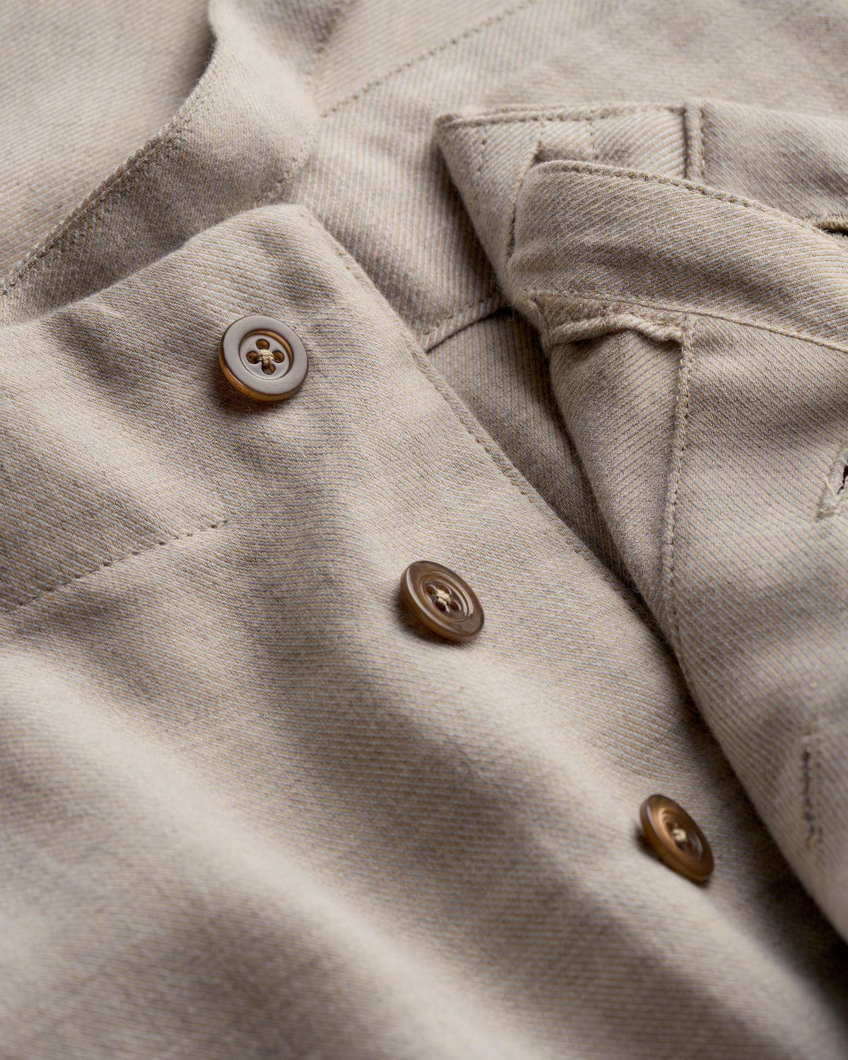 Men's Pyjamas Trousers Natural Beige