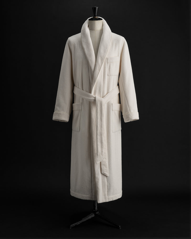 Men's Terry Robe Ivory