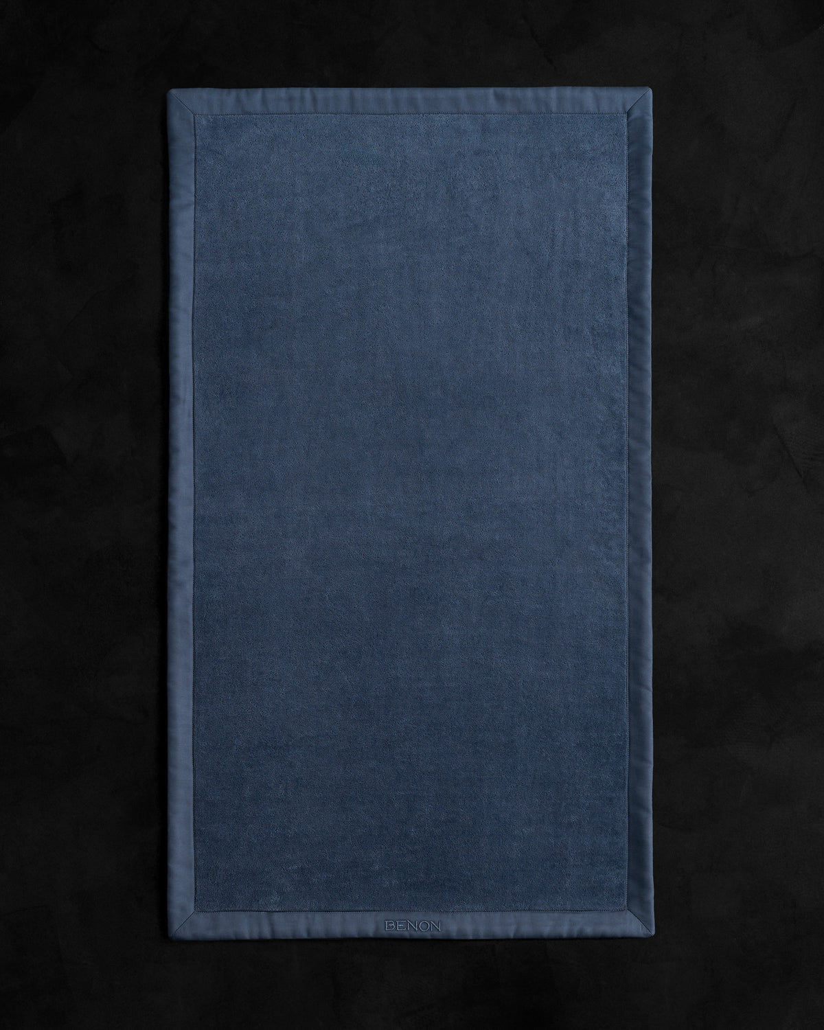 Sateen Frame Towel Deep Blue