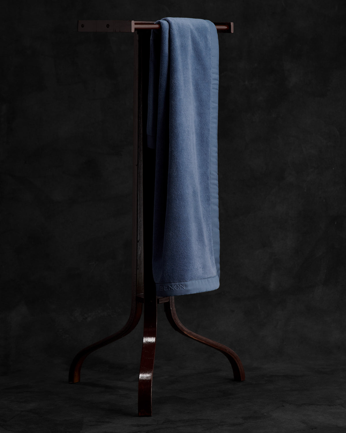 Sateen Frame Towel Deep Blue
