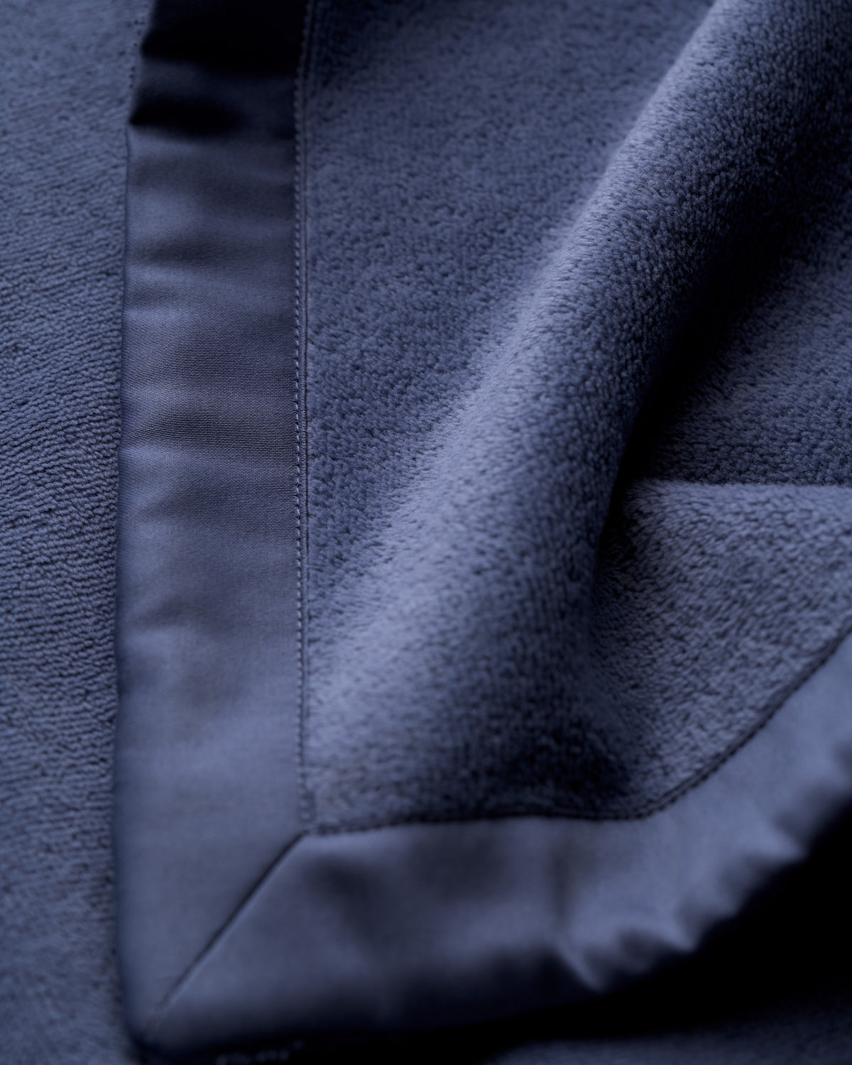 Sateen Frame Towel Deep Blue